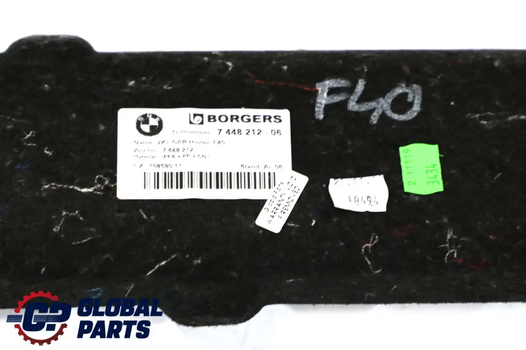 serii 1 F40 Tylny Panel Obudowa Podłogi Bagażnika do BMW o numerze 7448212 BMW serii 1 F40 Tylny Panel Obudowa Podłogi Bagażnika - SKU 7448212 - Numer Części 7448212