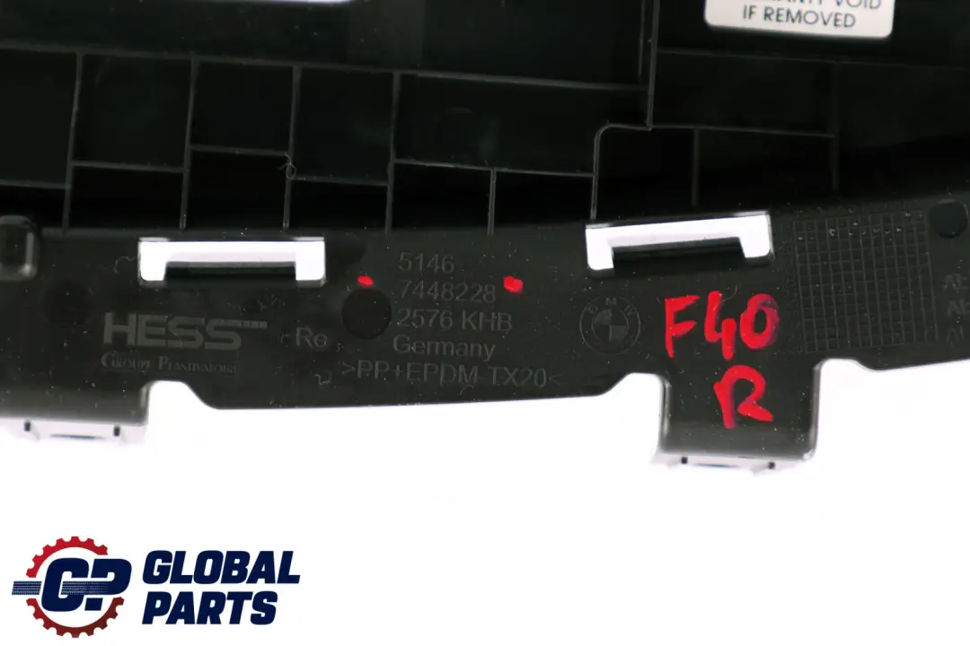 Support Rear Window Shelf Right O/S Black to BMW 1 er F40 with Part number 7448228 BMW 1 er F40 Support Rear Window Shelf Right O/S Black - SKU 7448228 - Part number 7448228