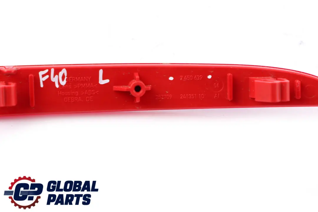 Bumper Reflector Left N/S to BMW 1 Series F40 Rear with Part number 7450639 BMW 1 Series F40 Rear Bumper Reflector Left N/S - SKU 7450639 - Part number 7450639