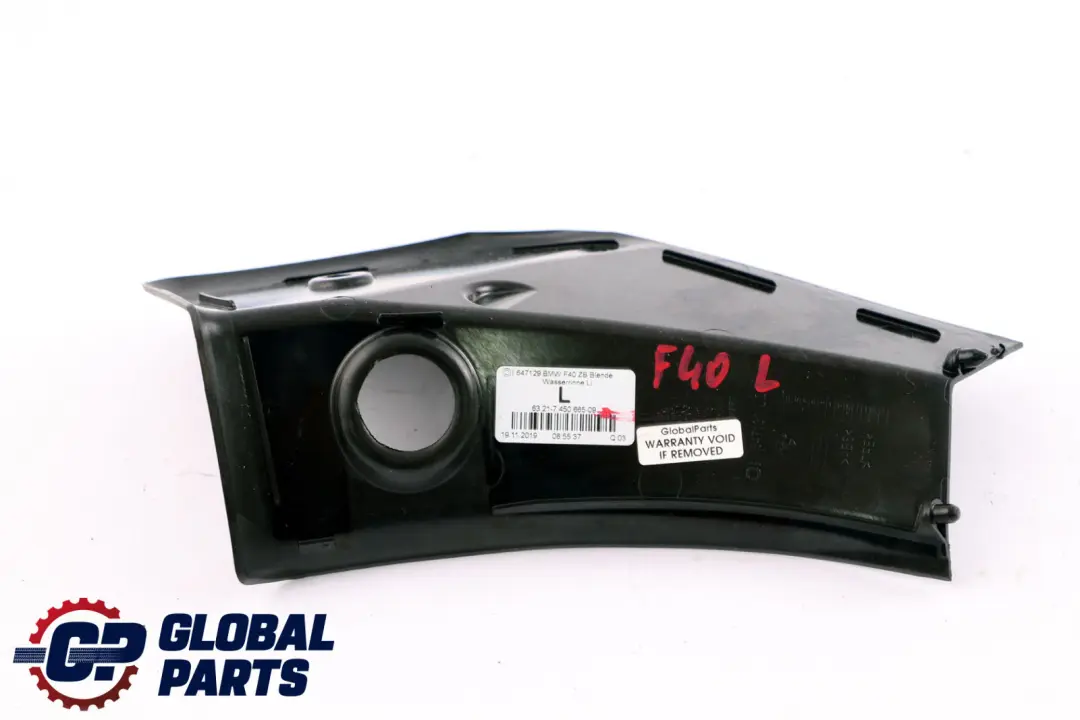 Pokrywa Prowadnica Wody Lampy Lewy Tył do BMW F40 o numerze 7450665 BMW F40 Pokrywa Prowadnica Wody Lampy Lewy Tył - SKU 7450665 - Numer Części 7450665
