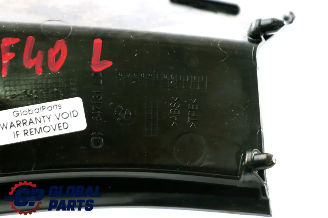 Couvercle Canal d'Eau Gauche Garniture Arrière pour BMW F40 à propos du numéro de pièce 7450665 BMW F40 Couvercle Canal d'Eau Gauche Garniture Arrière - SKU 7450665 - Numéro de pièce 7450665