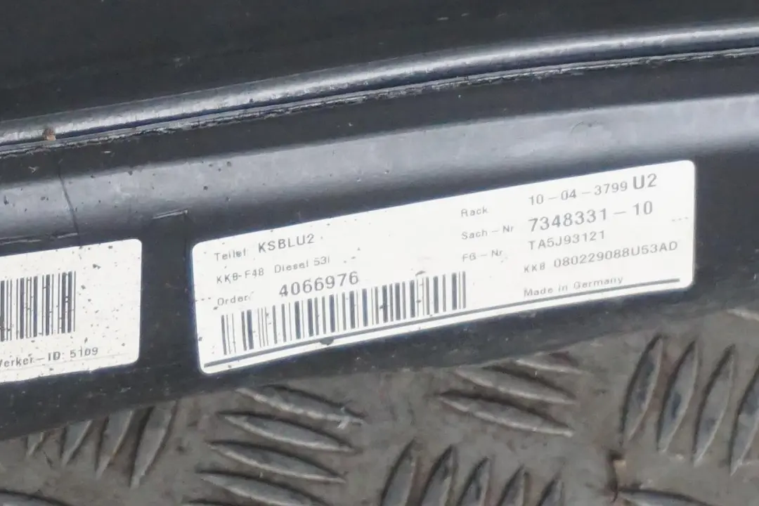 BMW 2 X1 X2 F39 F45 F48 Mini Countryman F60 Zbiornik Paliwa Diesel - SKU 7453428 - Numer Części 7453428