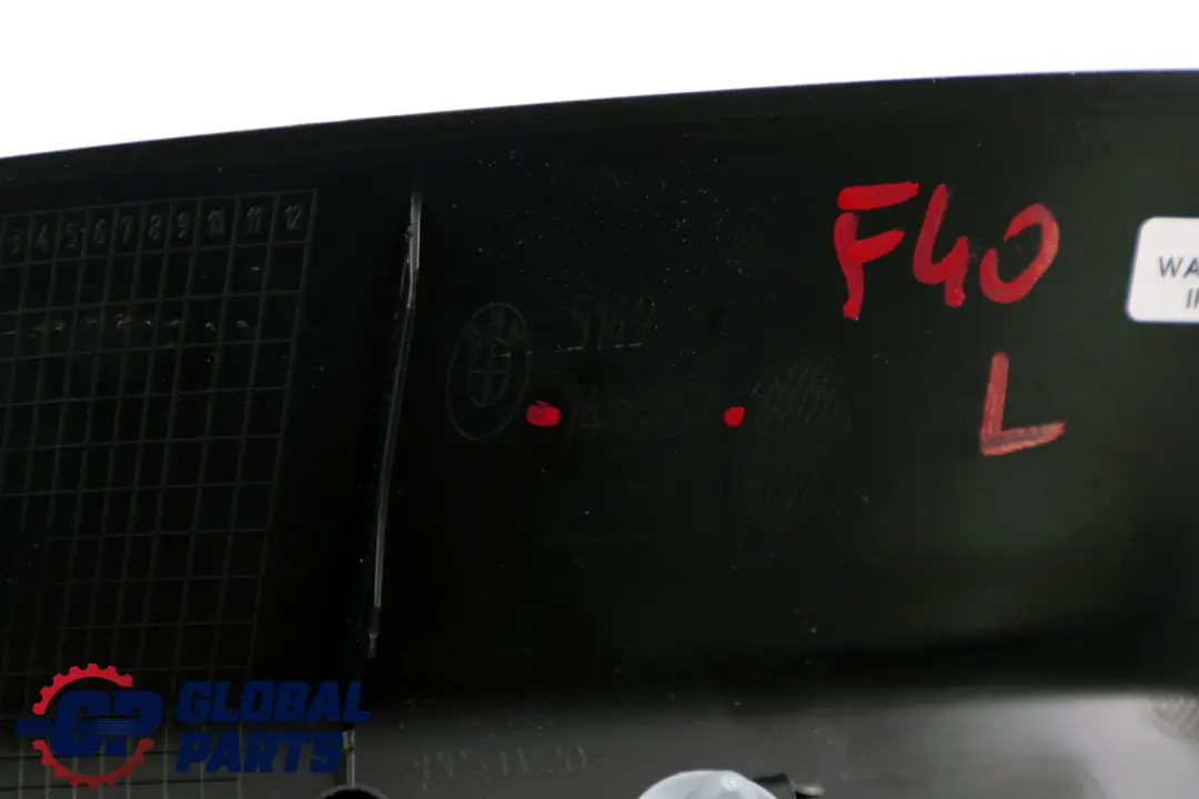 Boot Trunk Lid Trim Panel Black Left N/S to BMW 1 Series F40 with Part number 7456057 BMW 1 Series F40 Boot Trunk Lid Trim Panel Black Left N/S - SKU 7456057 - Part number 7456057