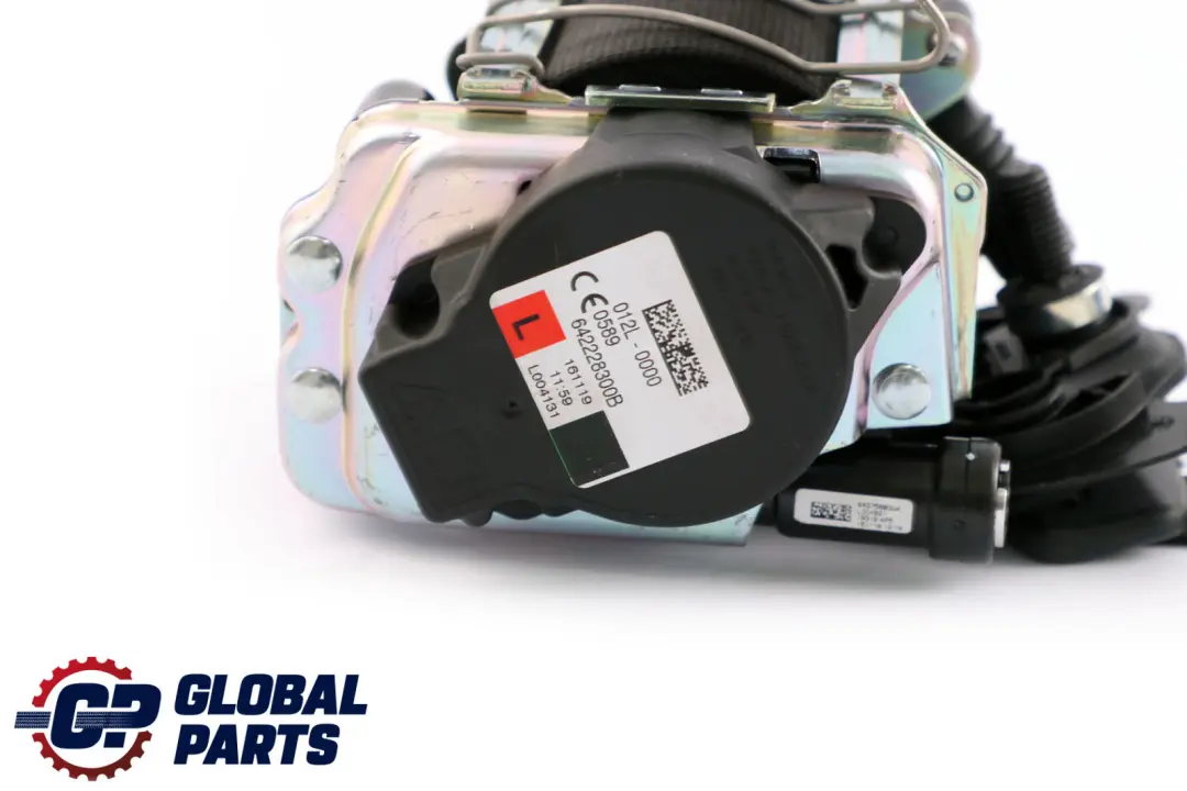 Upper Belt Front Left Black Seatbelt pour BMW F40 F44 à propos du numéro de pièce 7456263 BMW F40 F44 Upper Belt Front Left Black Seatbelt - SKU 7456263 - Numéro de pièce 7456263