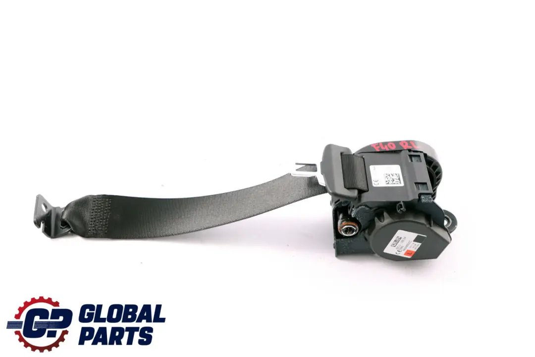 BMW F40 Rear Left Upper Seat Belt N/S Black - SKU 7456277 - Part number 7456277