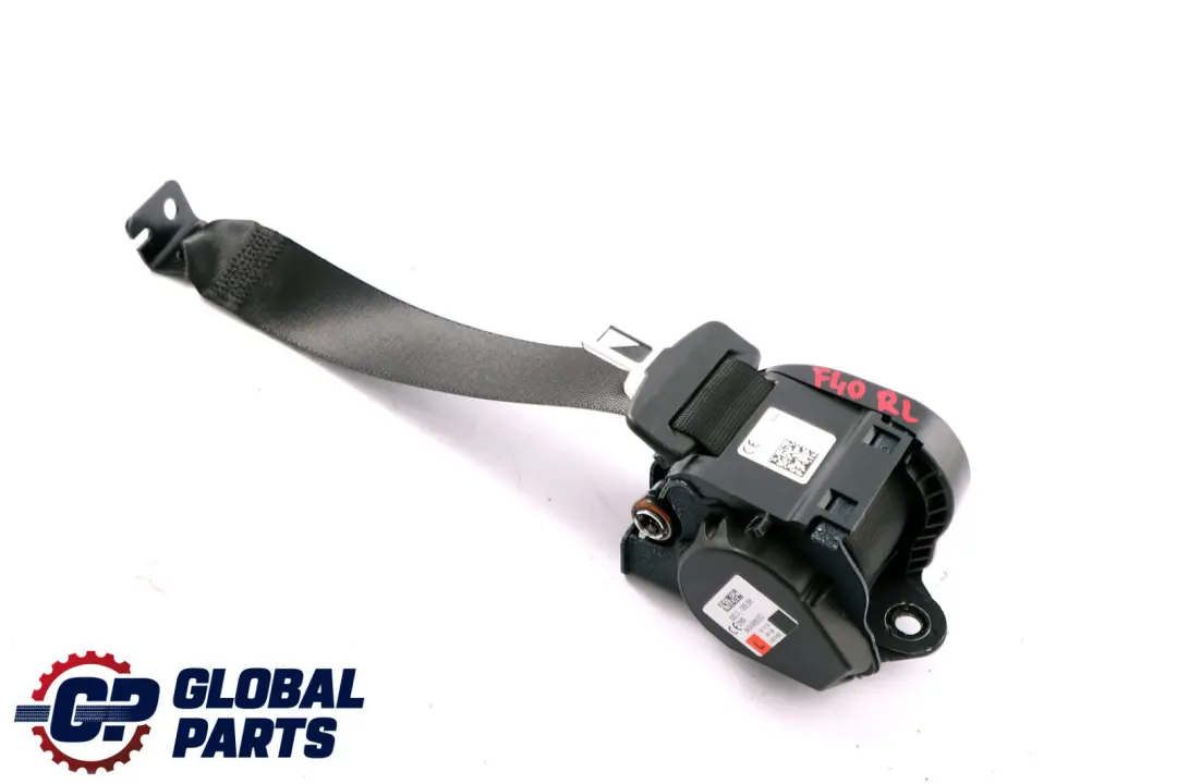 Left Upper Seat Belt N/S Black to BMW 1 Series F40 Rear with Part number 7456277 BMW 1 Series F40 Rear Left Upper Seat Belt N/S Black - SKU 7456277 - Part number 7456277