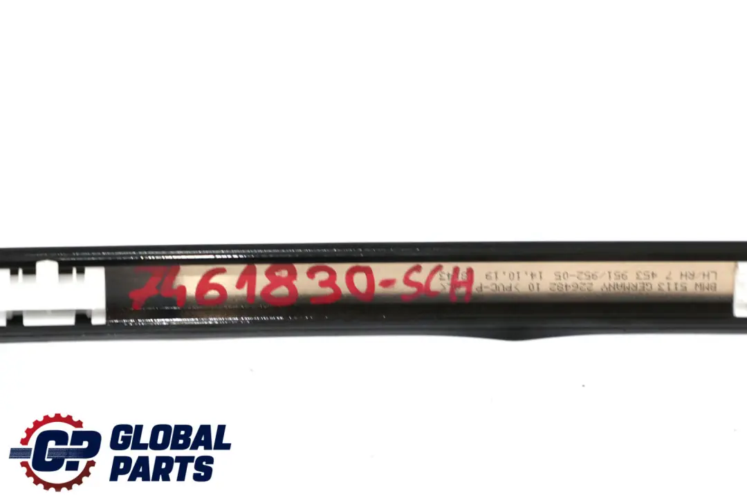 BMW 1 Series F40 Right Roof Moulding Railing Trim O/S Schwarz 2 - 668 - SKU 7461830-SCH - Part number 7461830