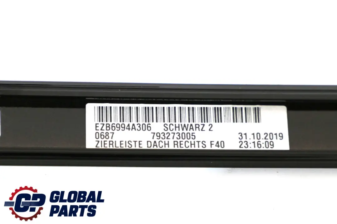 BMW 1 Reihe F40 Zierleiste Dach Rechts Schwarz 2 - 668 - SKU 7461830-SCH - Teilenummer 7461830