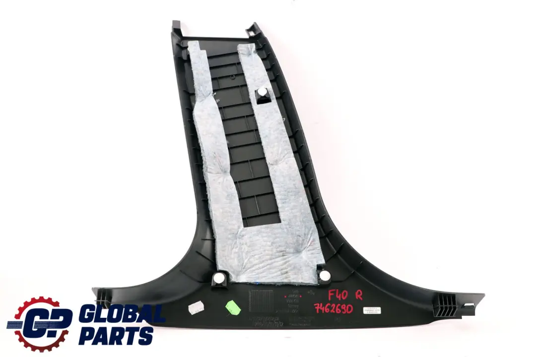 BMW F40 Couvercle B-colonne Inférieure Droite Noir 7444940 - SKU 7462690 - Numéro de pièce 7462690