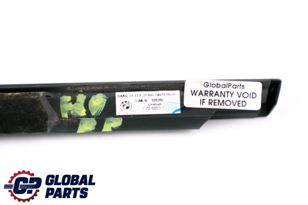 Anteriore Destra Porta Finestra Guarnizione Striscia Canale Copertura per BMW F20 con numero di parte 7463176 BMW F20 Anteriore Destra Porta Finestra Guarnizione Striscia Canale Copertura - SKU 7463176 - Numero di parte 7463176