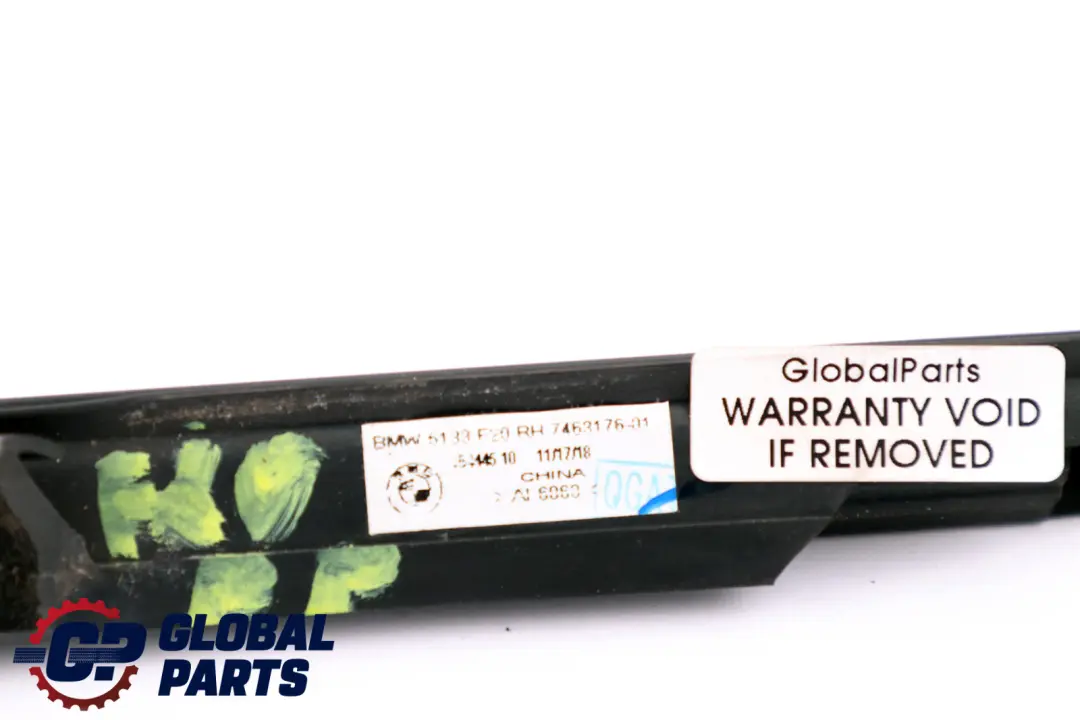 BMW F20 Anteriore Destra Porta Finestra Guarnizione Striscia Canale Copertura - SKU 7463176 - Numero di parte 7463176