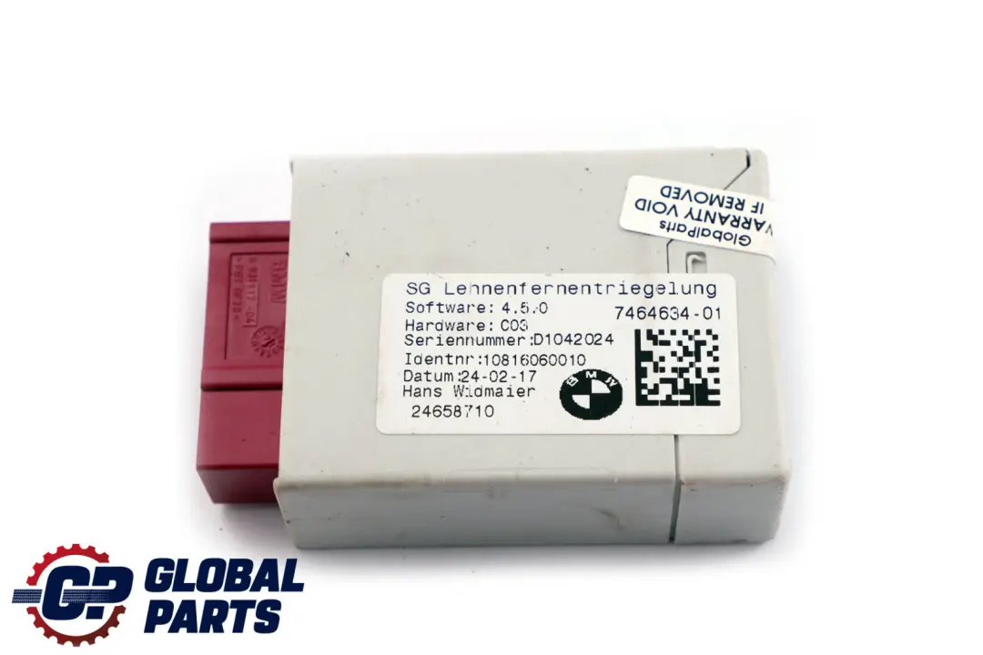BMW X1 F48 Control Unit Remote Backrest Unlocking - SKU 7464634 - Part number 7464634