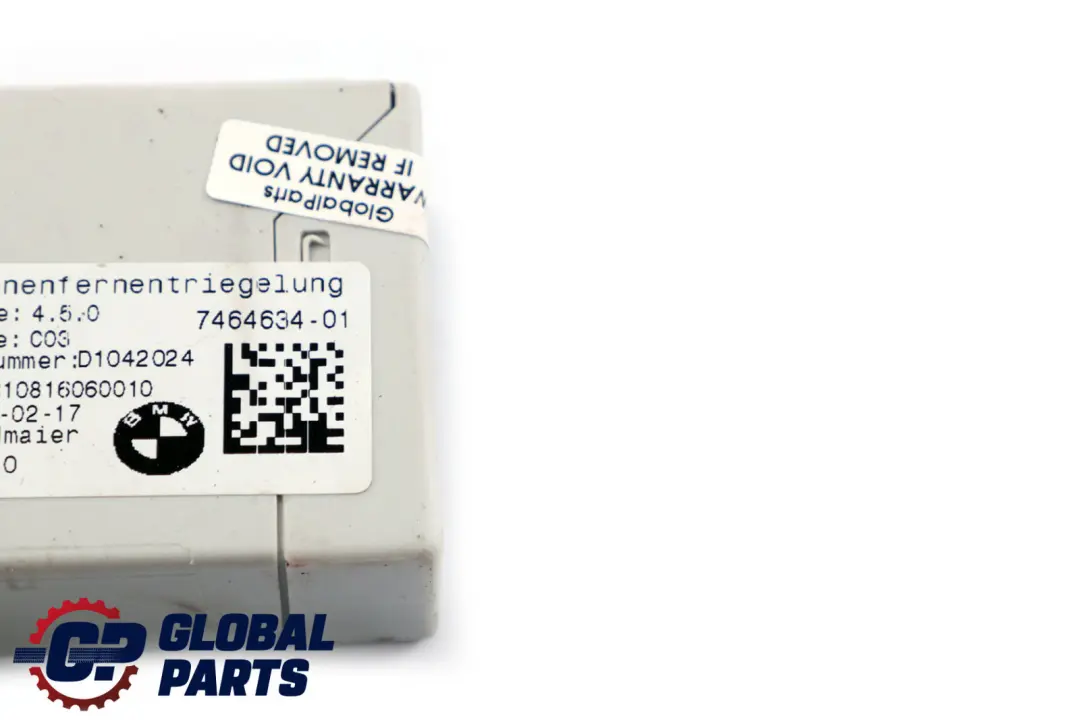 Unidad de Control Desbloqueo Remoto Respaldo para BMW X1 F48 con número de pieza 7464634 BMW X1 F48 Unidad de Control Desbloqueo Remoto Respaldo - SKU 7464634 - Número de pieza 7464634