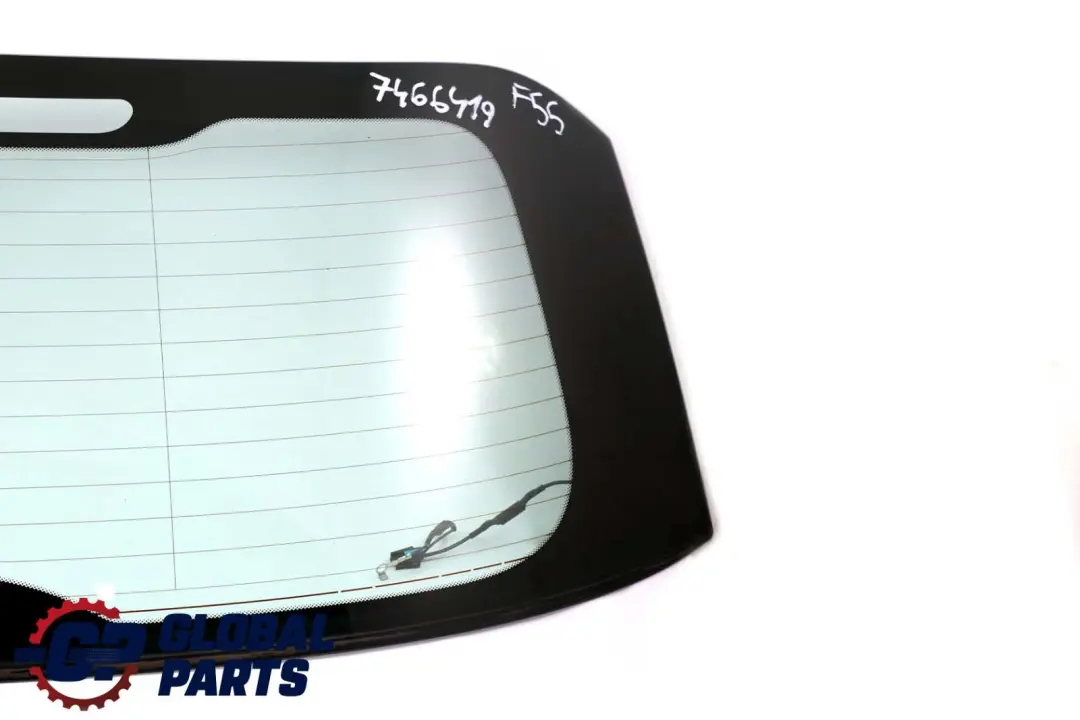 trasero Boot Trunk Lid Glass Window AS2 para Mini Cooper F55 Tailgate con número de pieza 7466419 Mini Cooper F55 Tailgate trasero Boot Trunk Lid Glass Window AS2 - SKU 7466419 - Número de pieza 7466419