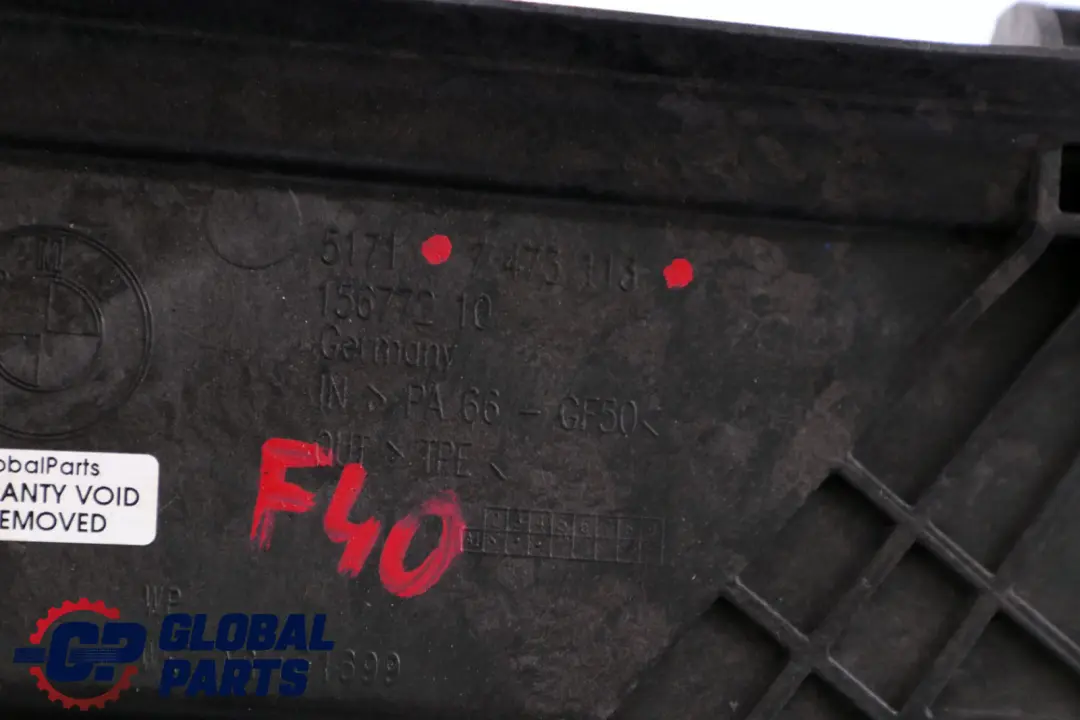 Tray Holder Mount 5171 to BMW F40 F44 Battery with Part number 7473113 BMW F40 F44 Battery Tray Holder Mount 5171 - SKU 7473113 - Part number 7473113