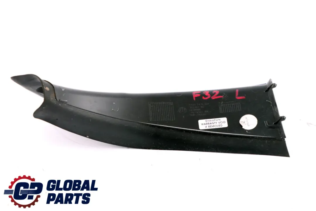 Gutter Strip Trim Drip Rail Izquierda Negro para BMW F32 F82 M4 con número de pieza 7474487 BMW F32 F82 M4 Gutter Strip Trim Drip Rail Izquierda Negro - SKU 7474487 - Número de pieza 7474487