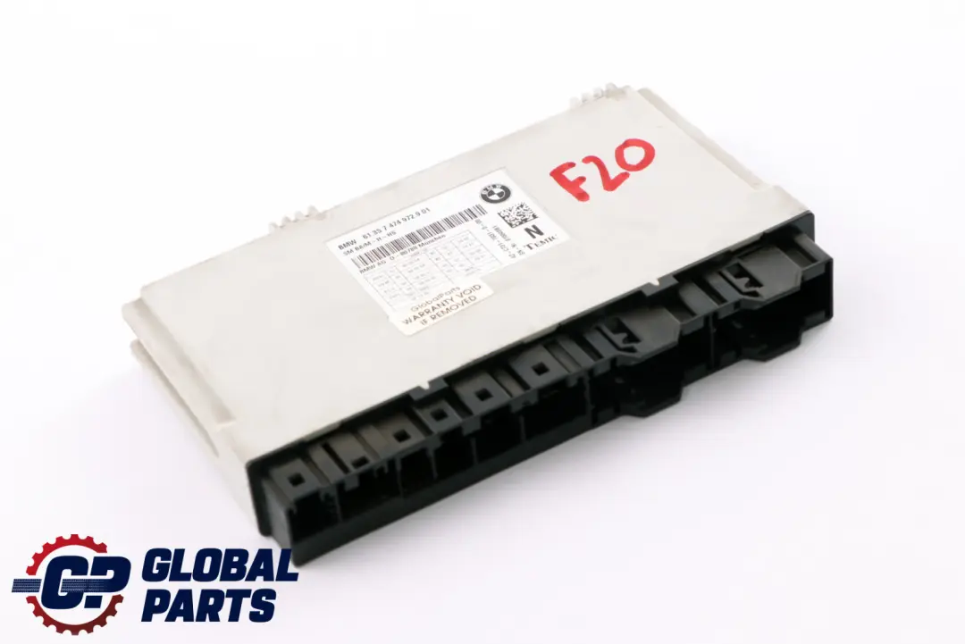 BMW F20 F21 F22 F30 F31 F32 F33 Módulo control asiento delantero ECU - SKU 7474972 - Número de pieza 7474972