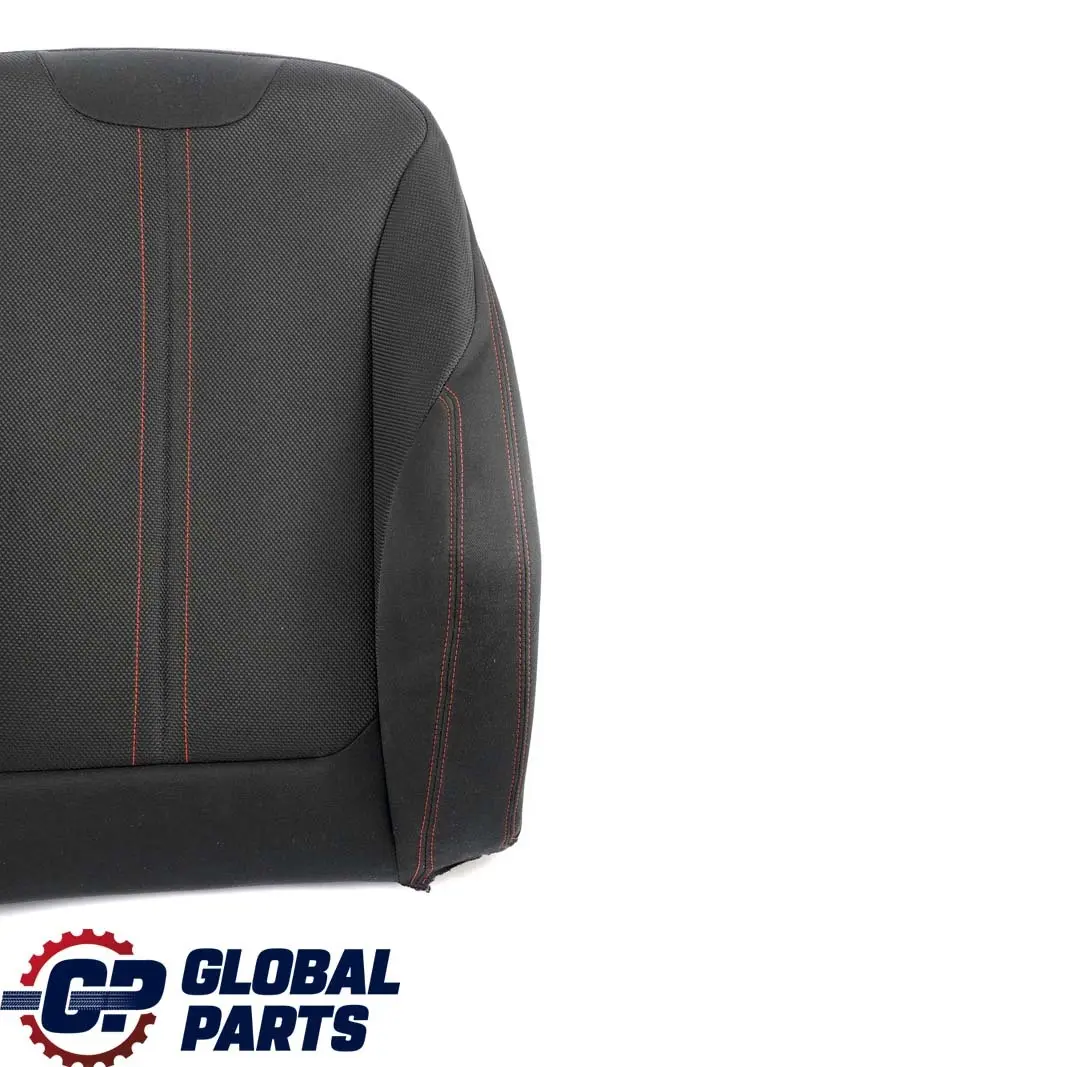 BMW F20 F30 LCI Front Left Sport Seat N/S Backrest Cover Cloth Anthracite Red - SKU 7475405 - Part number 7475405