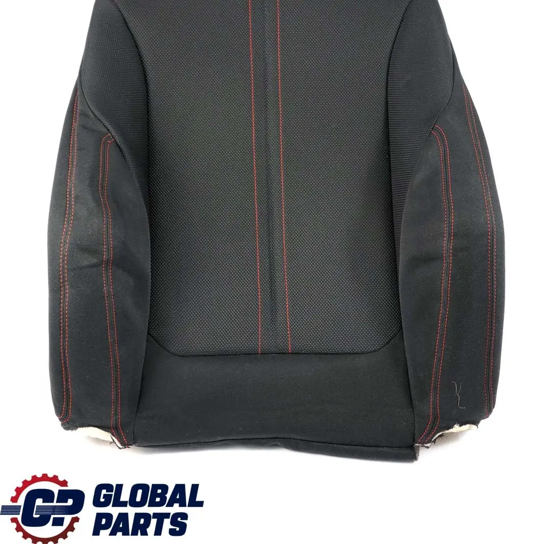 BMW 1 3 F20 F30 LCI Vordersitz Sport Rechts Lehne Bezug Stoff Anthrazit Rot - SKU 7475406 - Teilenummer 7475406