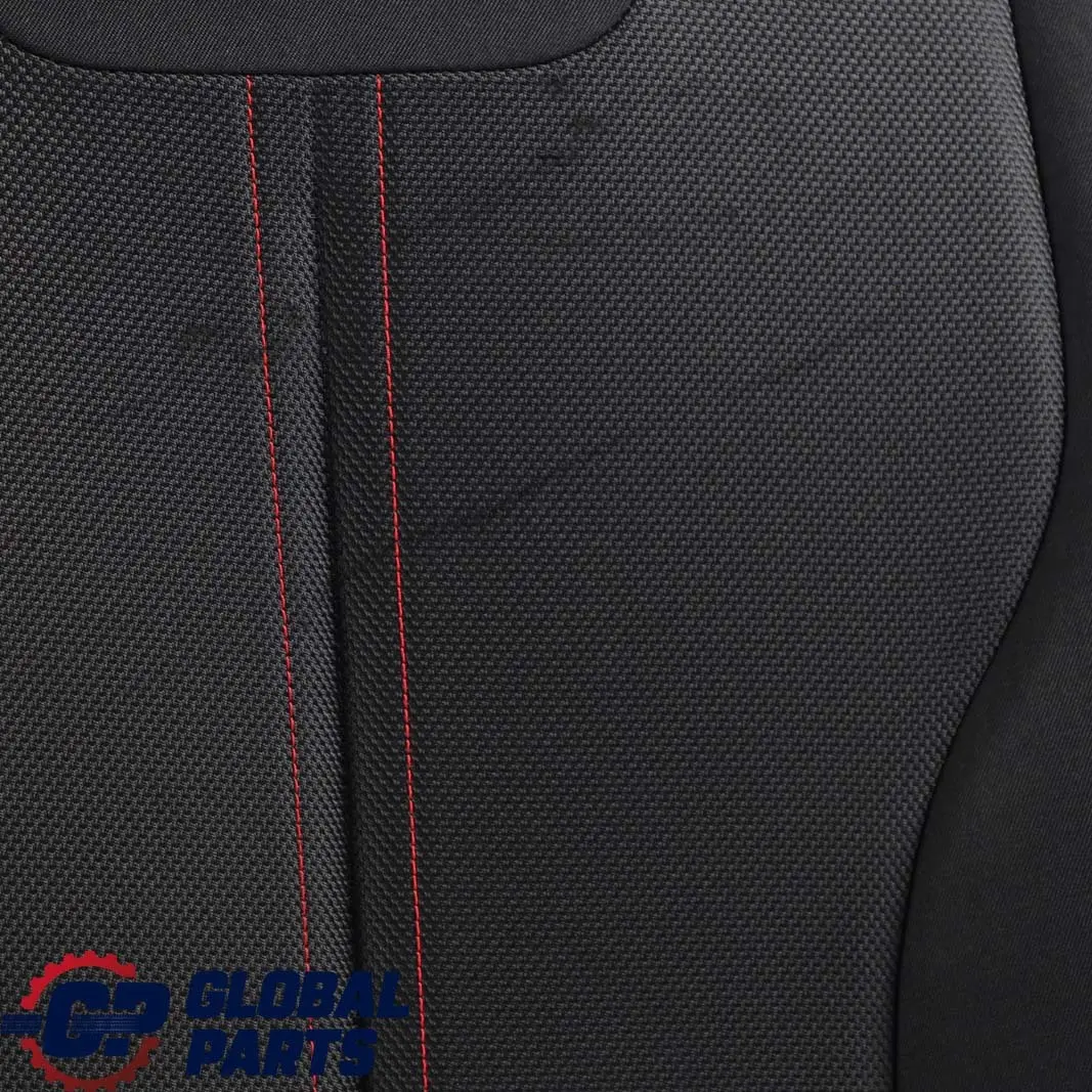 Rivestimento Schienale Sedile Posteriore Tessuto Antracite Rosso per BMW F30 LCI con numero di parte 7475441 BMW F30 LCI Rivestimento Schienale Sedile Posteriore Tessuto Antracite Rosso - SKU 7475441 - Numero di parte 7475441