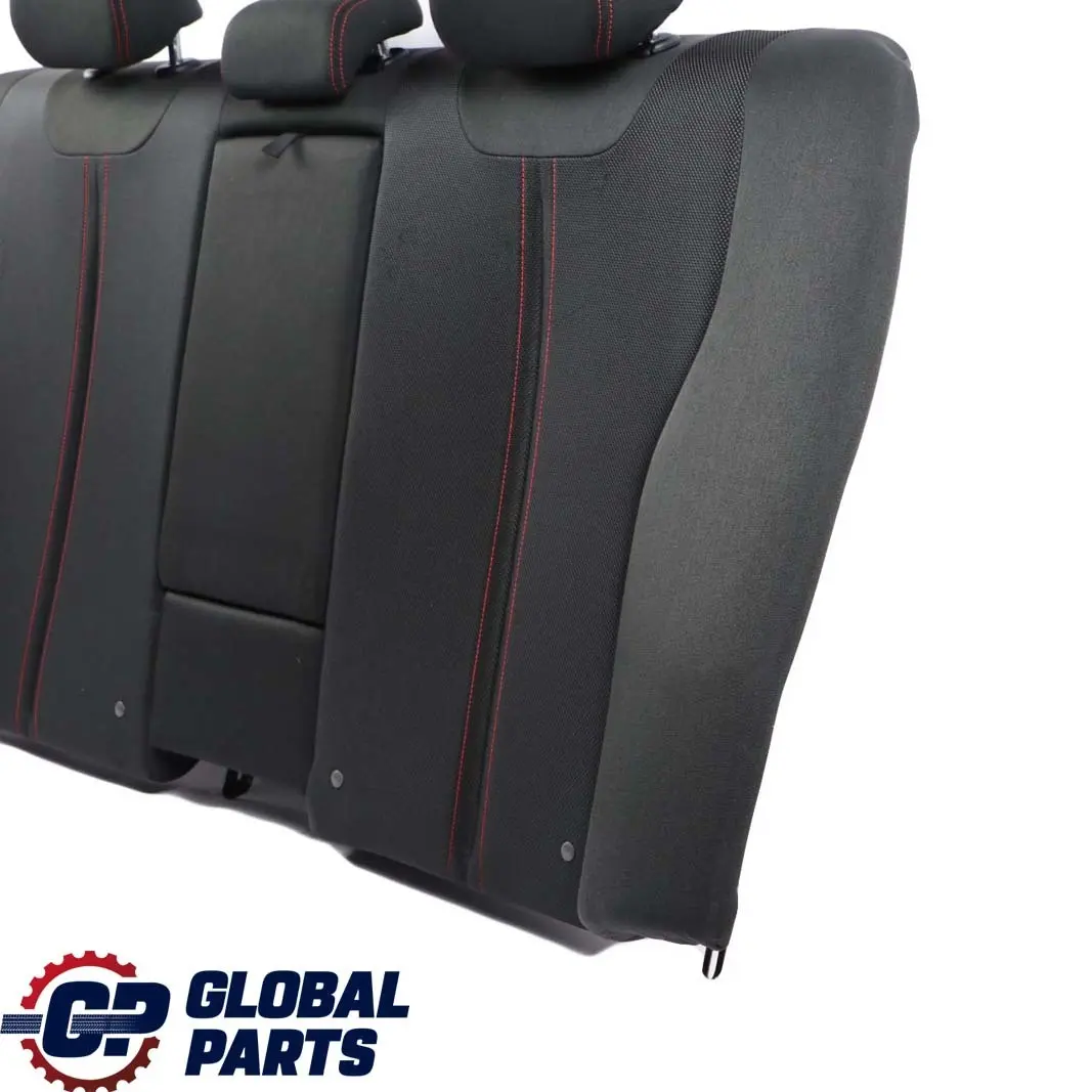Asiento Trasero Respaldo Cubierta Tela Antracita Rojo para BMW F30 LCI con número de pieza 7475441 BMW F30 LCI Asiento Trasero Respaldo Cubierta Tela Antracita Rojo - SKU 7475441 - Número de pieza 7475441