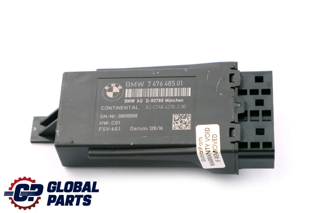 BMW 1 3 5 er F10 F11 F20 F21 F30 F31 Vordersitz Sitzheizungmodul ECU - SKU 7476485 - Teilenummer 7476485
