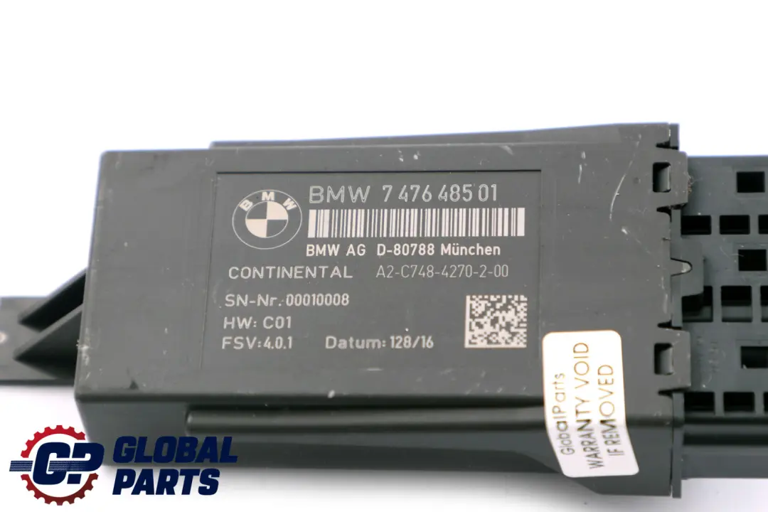 BMW 1 3 5 er F10 F11 F20 F21 F30 F31 Vordersitz Sitzheizungmodul ECU - SKU 7476485 - Teilenummer 7476485