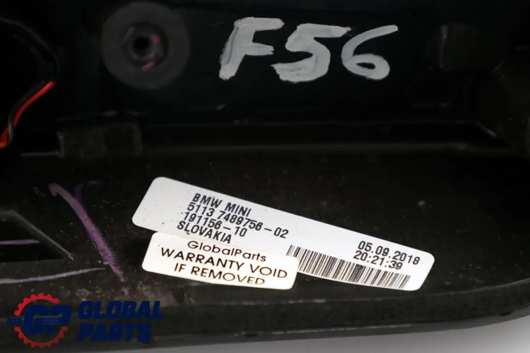 Hintere Koffer Raum Klappe Griff Boot Glänzend Schwarz für Mini F55 F56 F57 mit Teilenummer 7489756 Mini F55 F56 F57 Hintere Koffer Raum Klappe Griff Boot Glänzend Schwarz - SKU 7489756 - Teilenummer 7489756