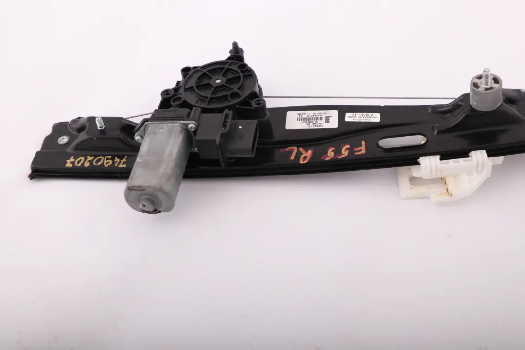 Mini F55 Rear Window Lifter Mechanism Left N/S - SKU 7490207 - Part number 7490207