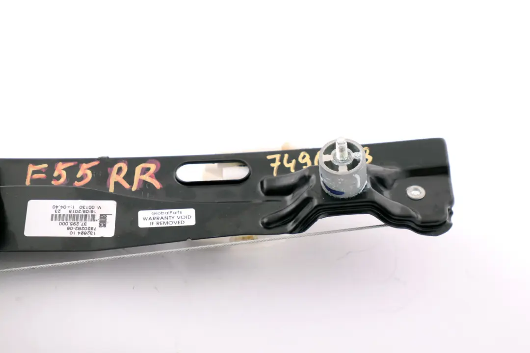 Fensterheber hinten rechts 7320282 für Mini Cooper One F55 mit Teilenummer 7490208 Mini Cooper One F55 Fensterheber hinten rechts 7320282 - SKU 7490208 - Teilenummer 7490208