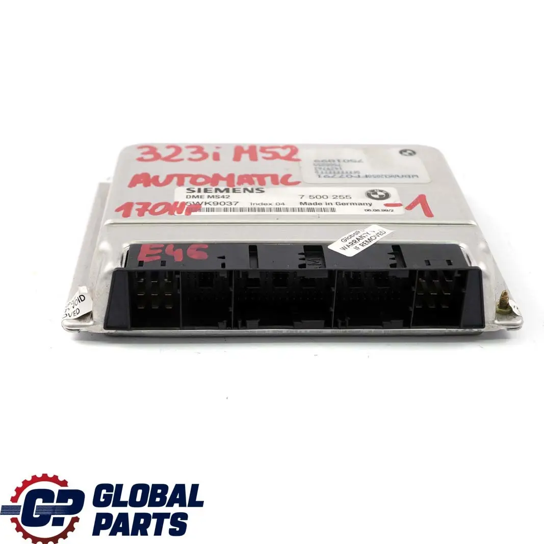 BMW 3 Series E46 323i M52 170HP ECU Kit DME + EWS3 + Keys Automatic - SKU 7500255-1 - Part number 7500255