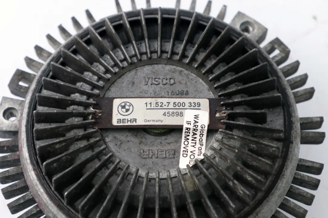 4.4i M62 Clutch Radiator Fan VISCO 1152 to BMW 7 X5 Series E38 E53 with Part number 7500339 BMW 7 X5 Series E38 E53 4.4i M62 Clutch Radiator Fan VISCO 1152 - SKU 7500339 - Part number 7500339