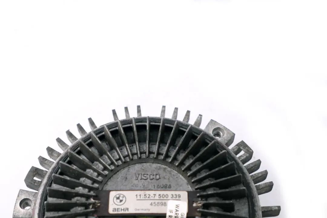 4.4i M62 Clutch Radiator Fan VISCO 1152 to BMW 7 X5 Series E38 E53 with Part number 7500339 BMW 7 X5 Series E38 E53 4.4i M62 Clutch Radiator Fan VISCO 1152 - SKU 7500339 - Part number 7500339