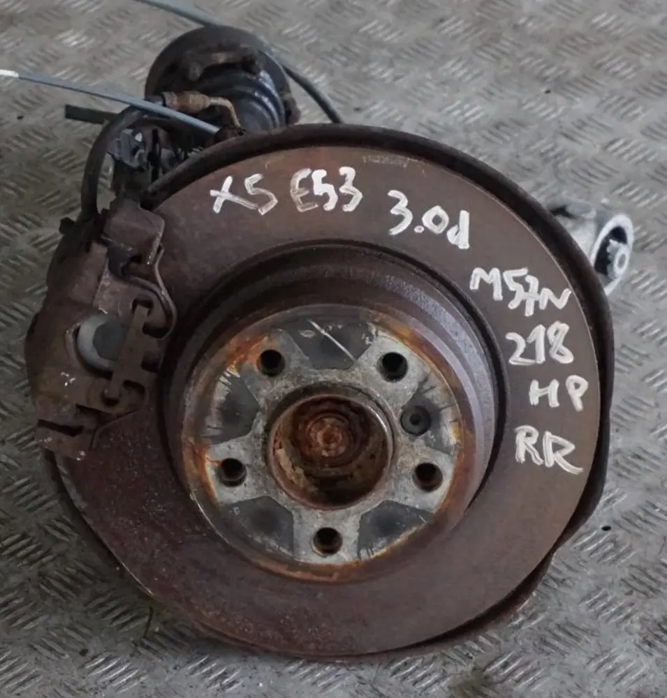 *BMW X5 E53 3.0d M57N 218PS Hinterachse Radträger Bremsscheibe Hinten Rechts für mit Teilenummer 7500916 *BMW X5 E53 3.0d M57N 218PS Hinterachse Radträger Bremsscheibe Hinten Rechts - SKU 7500916-3 - Teilenummer 7500916