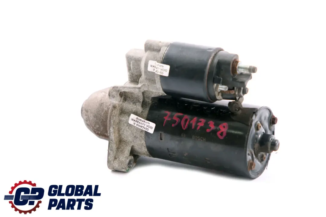 M54 1,4KW Starter Motor to BMW X5 E53 3.0i with Part number 7501738 BMW X5 E53 3.0i M54 1,4KW Starter Motor - SKU 7501738 - Part number 7501738