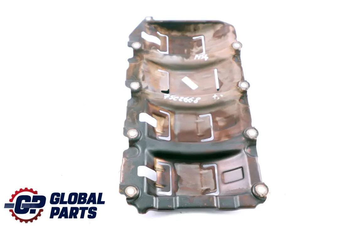 Plate Oil Sump Deflector Shield Tray to BMW E39 E46 X5 E53 E60 E65 X3 E83 Engine with Part number 7502668 BMW E39 E46 X5 E53 E60 E65 X3 E83 Engine Plate Oil Sump Deflector Shield Tray - SKU 7502668 - Part number 7502668