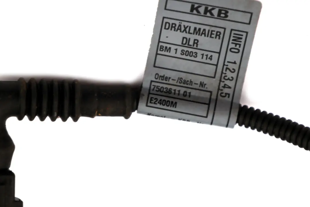 M54 Engine Wiring Loom Harness Module 7503617 to BMW X5 Series E53 3.0i with Part number 7503611 BMW X5 Series E53 3.0i M54 Engine Wiring Loom Harness Module 7503617 - SKU 7503611 - Part number 7503611