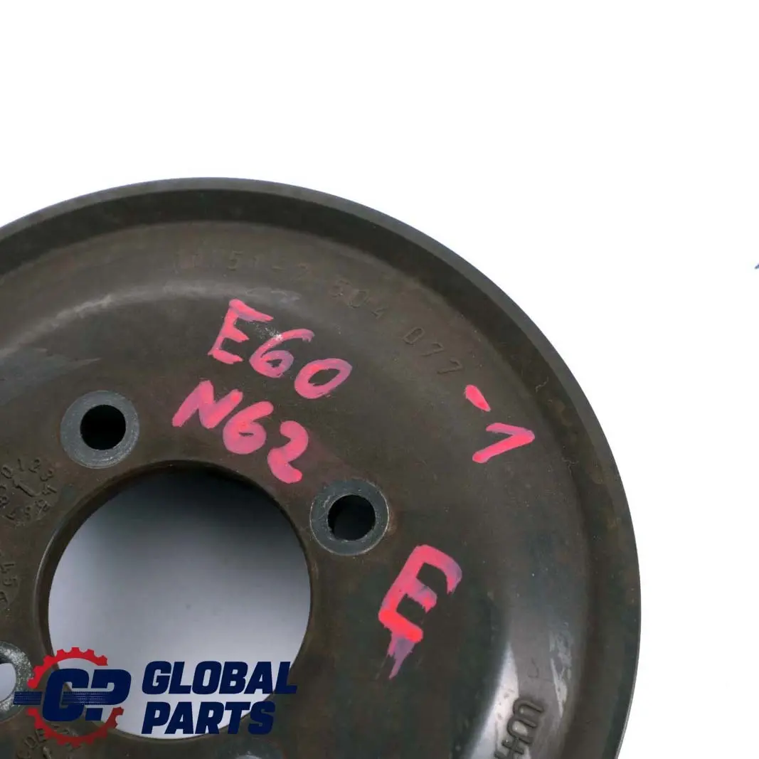 N62 Pompa Acqua Motore Benzina Puleggia per BMW E60 E63 E65 con numero di parte 7504077 BMW E60 E63 E65 N62 Pompa Acqua Motore Benzina Puleggia - SKU 7504077-1 - Numero di parte 7504077