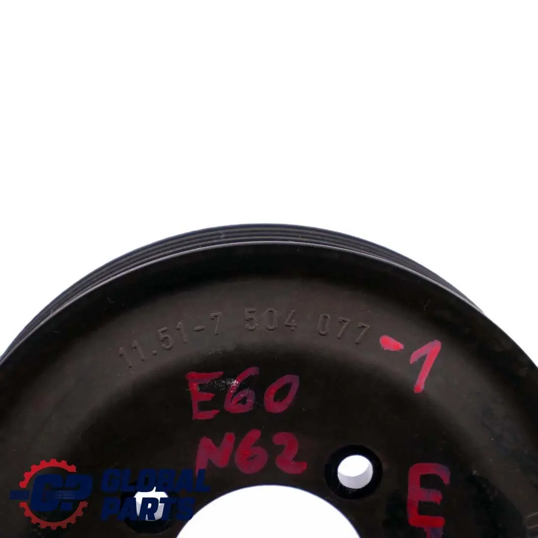 BMW 5 6 7 er E60 E61 E63 E65 N62 1 Wasserpumpe Riemenscheibe Benzin - SKU 7504077-1 - Teilenummer 7504077