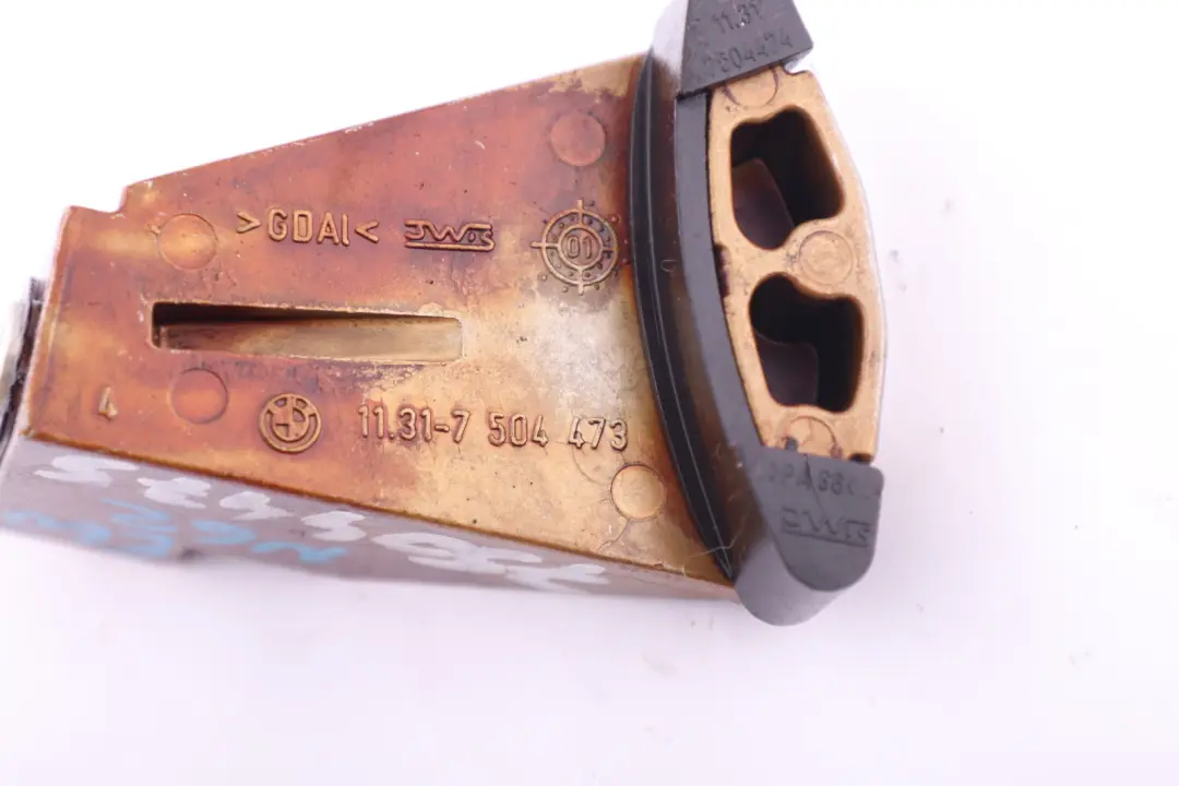 Timing Chain Guide Rail Bracket to BMW 5 6 7 X5 Series E60 E61 E63 E65 E53 with Part number 7504473 BMW 5 6 7 X5 Series E60 E61 E63 E65 E53 Timing Chain Guide Rail Bracket - SKU 7504473 - Part number 7504473