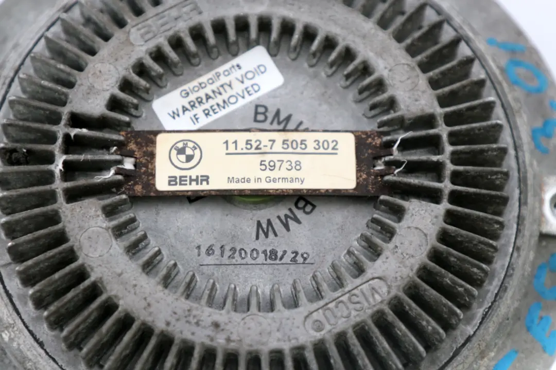 Sprzęgło Wentylatora VISCO Wiskoza do BMW E38 E53 X5 E65 o numerze 7505302 BMW E38 E53 X5 E65 Sprzęgło Wentylatora VISCO Wiskoza - SKU 7505302 - Numer Części 7505302