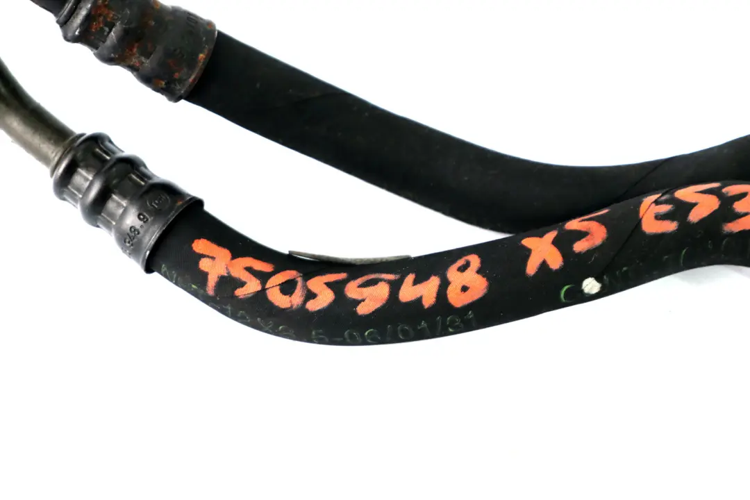 BMW X5 Series E53 Petrol M62 Oil Cooling Pipe Outlet Hose - SKU 7505948 - Part number 7505948