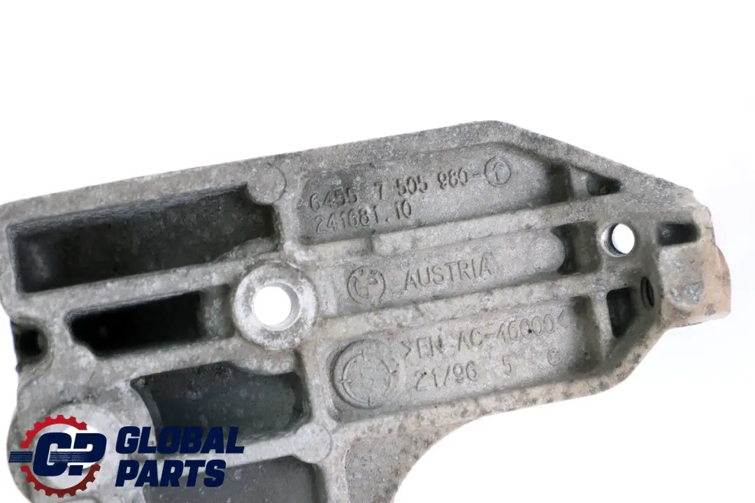 BMW 1 3 5 Series E60 E87 E90 E91 A/C Air Con Compressor Bracket Mounting - SKU 7505980 - Part number 7505980