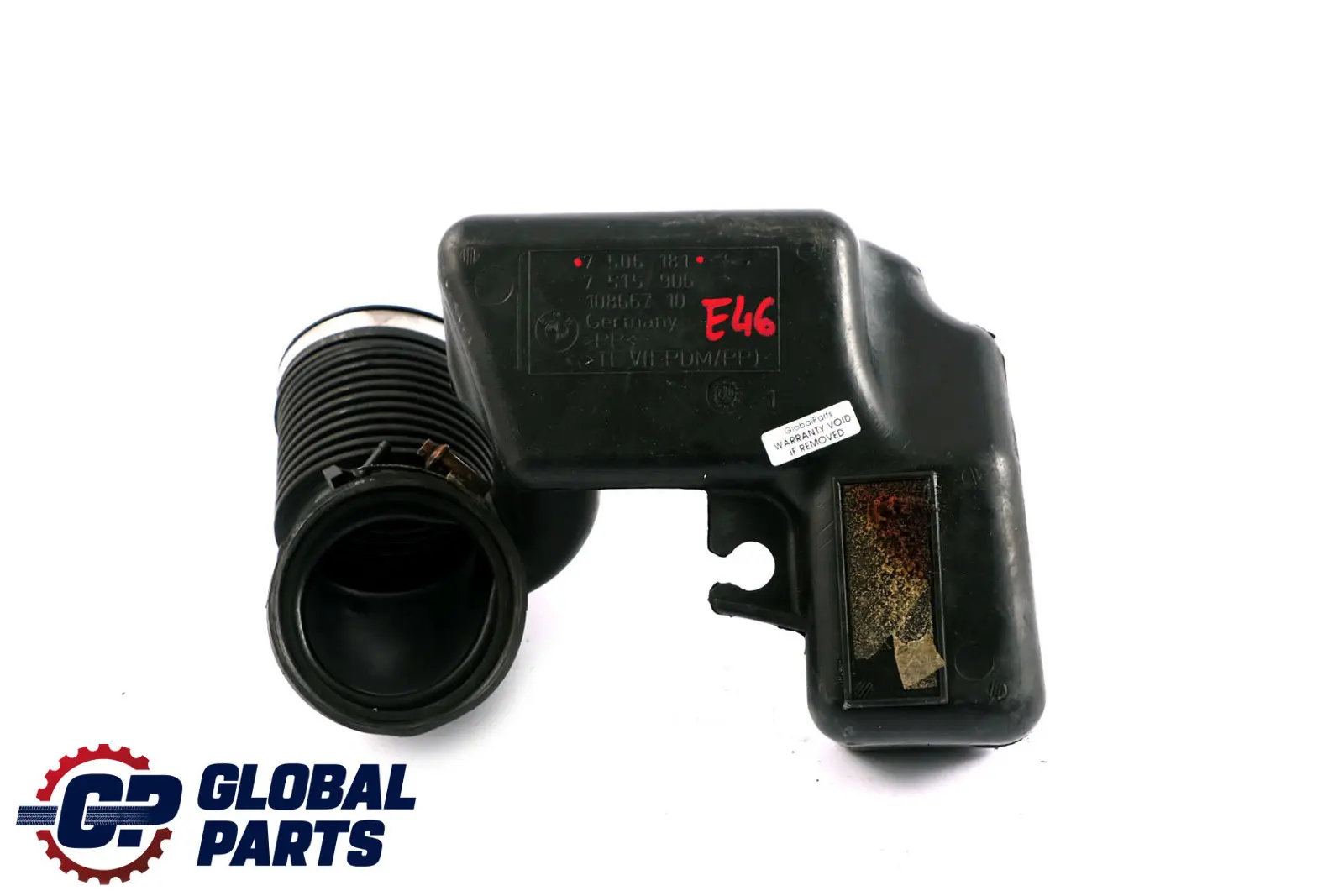 BMW 3 Series E46 Rubber Boot With Resonator Intake Silencer 7506181