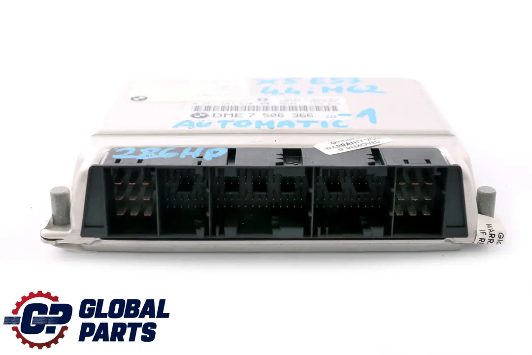 4.4i M62 286HP ECU Kit DME + EWS3 + 2 Keys Automatic to BMW X5 Series E53 with Part number 7506366 BMW X5 Series E53 4.4i M62 286HP ECU Kit DME + EWS3 + 2 Keys Automatic - SKU 7506366-1 - Part number 7506366