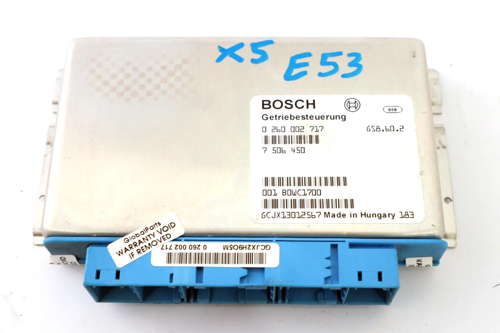 BMW 5 7 X5 Series E38 E39 E53 Automatic Gearbox Basic Control Unit EGS 7506450