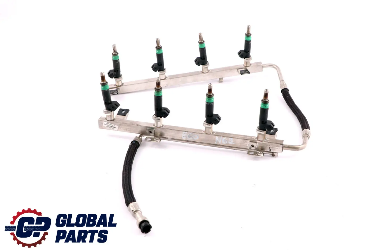 BMW 5 7 X5 E60 E61 E65 E66 E53 N62 Kraftstoff Einspritzleiste 7506923