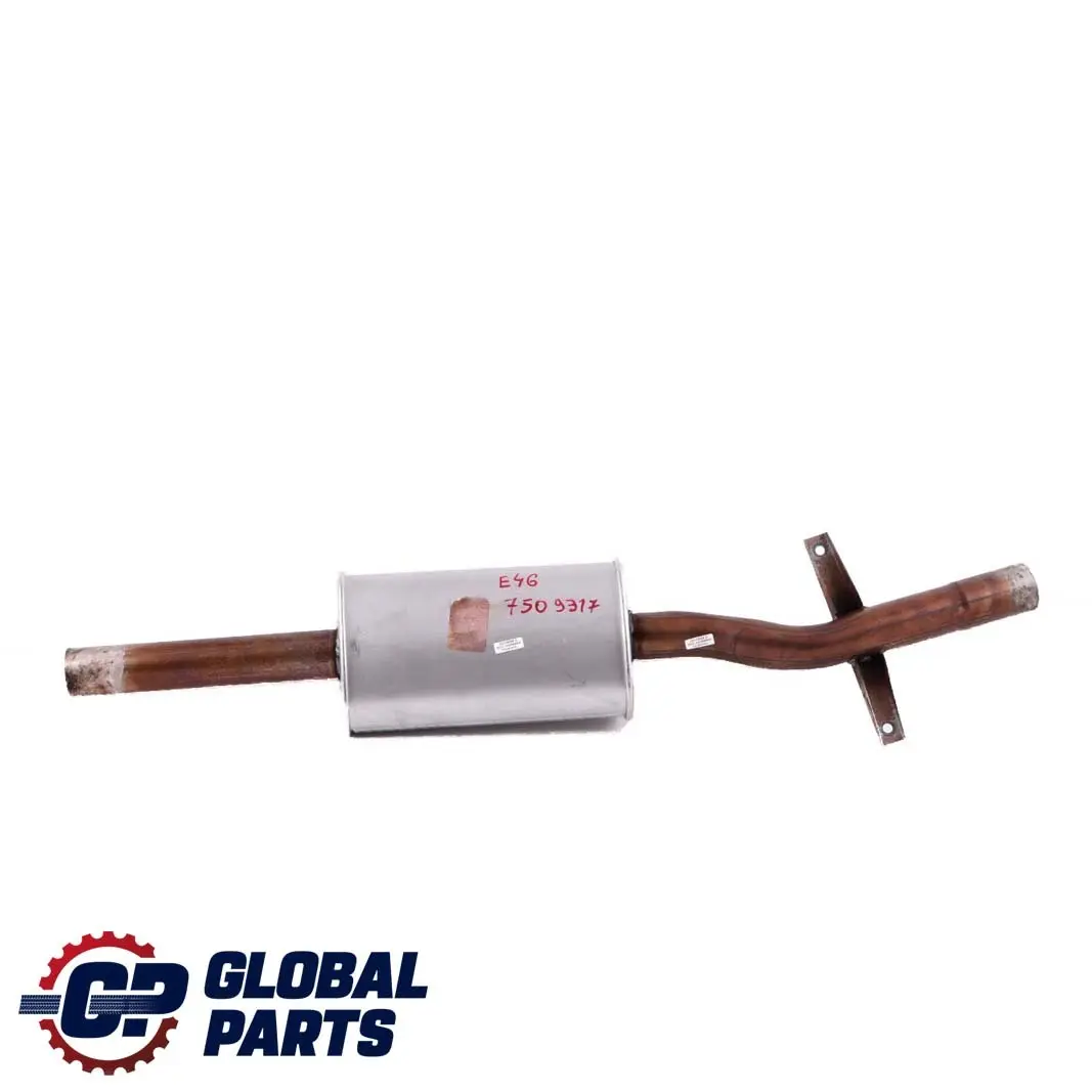 N40 N42 N46 Rear Exhaust Silencer Tail Pipe to BMW E46 Saloon Coupe Petrol with Part number 7509317 BMW E46 Saloon Coupe Petrol N40 N42 N46 Rear Exhaust Silencer Tail Pipe - SKU 7509317 - Part number 7509317