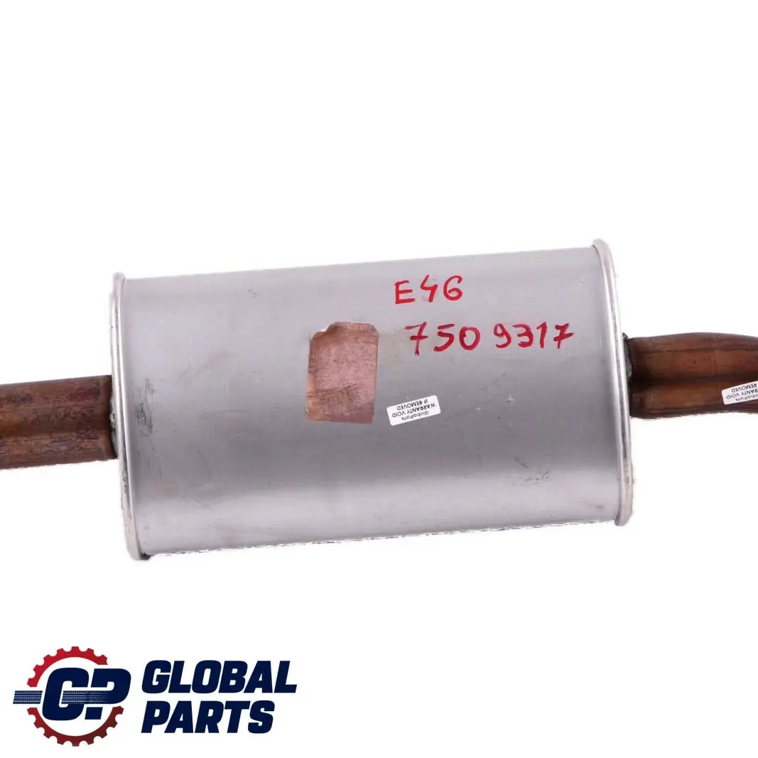 N40 N42 N46 Rear Exhaust Silencer Tail Pipe to BMW E46 Saloon Coupe Petrol with Part number 7509317 BMW E46 Saloon Coupe Petrol N40 N42 N46 Rear Exhaust Silencer Tail Pipe - SKU 7509317 - Part number 7509317