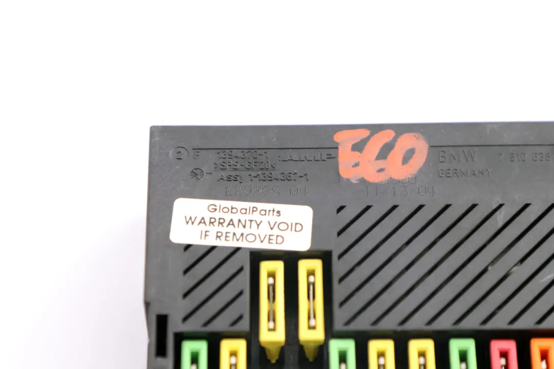  Módulo De Alimentación De Relé Integrado BMW X5 E53 E60 E65 - SKU 7510638 - Número de pieza 7510638